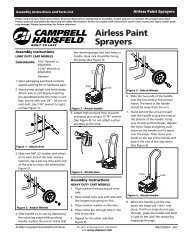 Airless Paint Sprayers - Campbell Hausfeld