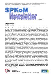 SPKoM Newsletter Ausgabe 6 - RSK Gesundheitsportal