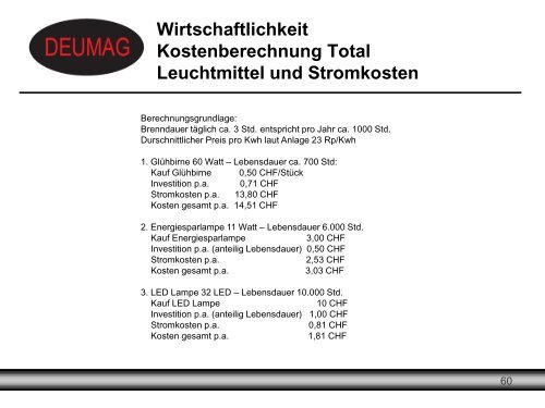 Leuchtmittel Neonröhre - Leuchtstofflampe - DEUMAG