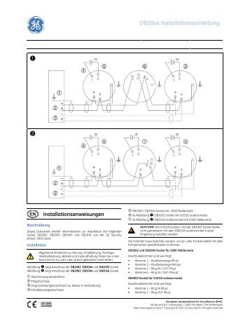 DB20xx Installationsanleitung