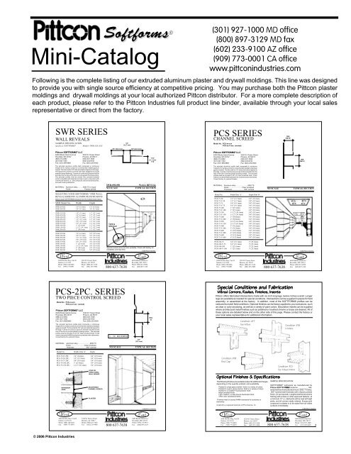 Pittcon Industries Mini Cat - DCSÂ® Metal Column Covers - Light Coves