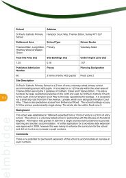 Education Provision Assessment - Elmbridge Borough Council