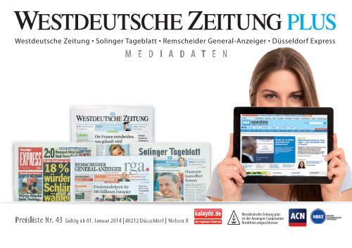 Westdeutsche Zeitung â€¢ Solinger Tageblatt ... - wz-werbewelt.de