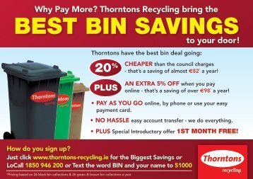 BEST BIN SAVINGS - Thorntons Recycling