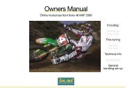 Owners Manual - Ãhlins