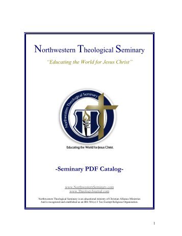 Northwestern Theological Seminary - Online Christian Library