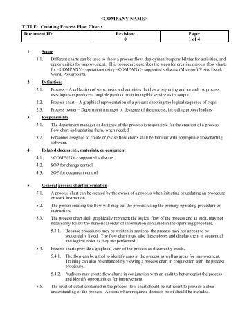  TITLE: Creating Process Flow Charts ...
