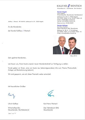 Mandantenrundschreiben März 2012 - Steuerberater Karl-Heinz ...
