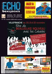 echo novembre def 5 .qxd - OUEST LYON et ECHO BEAUJOLAIS