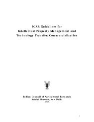 ICAR Guidelines for Intellectual Property Management and ...