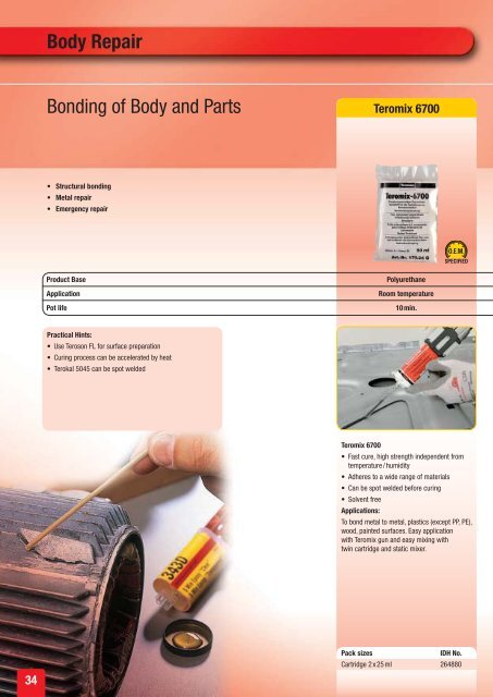 Body Repair - Henkel Content Management System