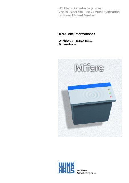 Winkhaus Sicherheitssysteme Verschlusstechnik Und