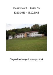 Klassenfahrt 2012 - Grundschule Harheim
