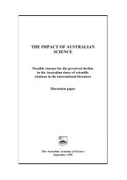 Full report - Australian Academy of Science