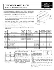 zico* quic-storageÂ® rack restraint strap - Ziamatic Corp