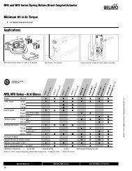 Afb And Afx Series Spring Return Direct Coupled Greenheck