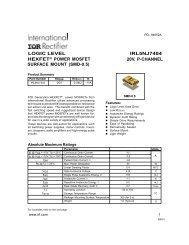 hexfet® power mosfet surface mount (smd-0.5) 20v, p ... - Datasheet