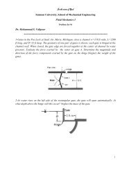 In the name of God Semnan University, School of Mechanical ...