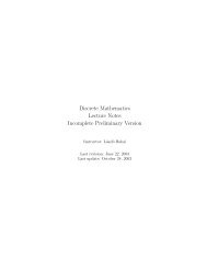 Discrete Mathematics Lecture Notes Incomplete ... - People