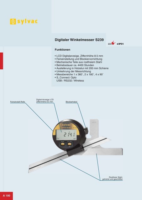 Digitaler Winkelmesser S239