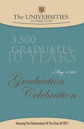 3,500 GRADUATES - The Universities at Shady Grove - University of ...