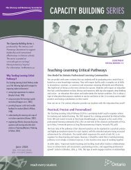 Teaching-Learning Critical Pathways