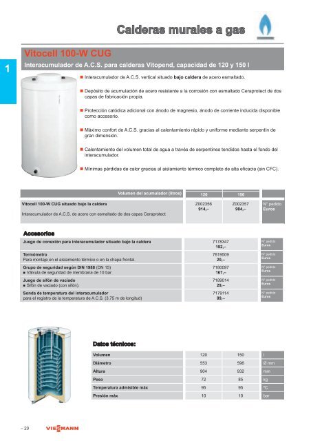 Tarifa Calefacción doméstica VIESSMANN 2012 - GlobalTradex