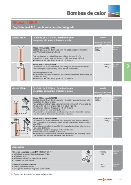 Tarifa Calefacción doméstica VIESSMANN 2012 - GlobalTradex