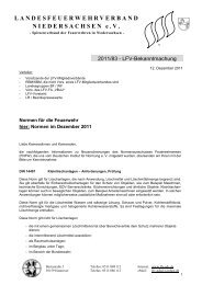 LANDESFEUERWEHRVERBAND NIEDERSACHSEN e.V.