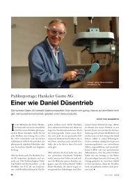 Einer wie Daniel Düsentrieb - Hunkeler Gastro AG
