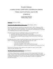 Executive Summary - Curriculum Services Canada