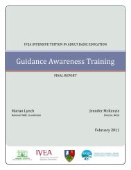 Guidance Awareness Training - IVEA