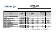 FOUNTAINE PAJOT PRICE LIST IN EURO 07.2012 - Kiriacoulis