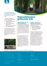 201302 Begraven begraafplaatsen folder - Gemeente Ede