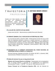 trayectoria e. antonio meier cresci - Municipalidad de Providencia