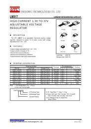 UNISONIC TECHNOLOGIES CO., LTD LM317