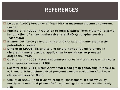 The New Genetics: Paradigm Shifts in Prenatal Diagnosis