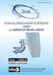 Guida per l'installazione in modalità USALS.cdr