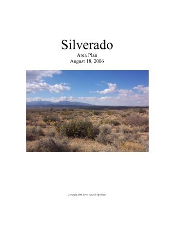 Silverado Area Plan
