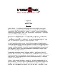 Joe Desena Co-founder Spartan Race Biography Joseph Desena ...