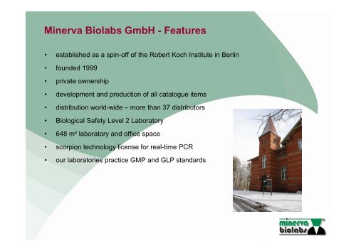 Minerva Biolabs GmbH - Features - German-Business.de