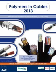 Polymers in Cables 2013 - AMI Consulting