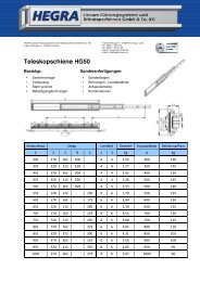 opschiene HG50 - Hegra Linear