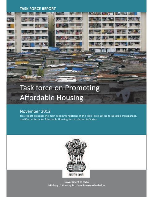 Task force on Promoting Affordable Housing - Naredco