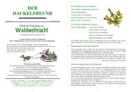 Der Dackelfreund - Nr. 4/2013 - Teckelklub Wiesbaden/ Mainz