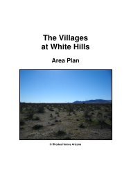 The Villages at White Hills Area Plan