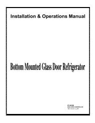 Installation & Operations Manual - Master-Bilt