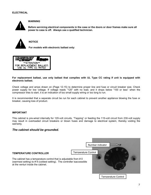 Installation & Operations Manual - Master-Bilt