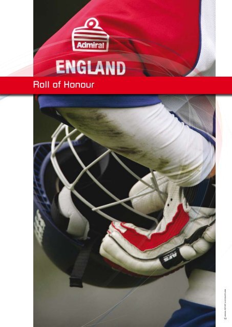 ECB Annual Report & Accounts 2006 - Roll of Honour
