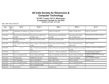 All India Society for Electronics & Computer Technology - aisect